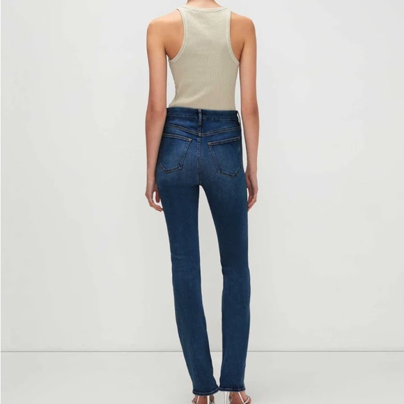 7 For All Mankind  NO FILTER ULTRA HIGH RISE SKINNY BOOT IN SOPHIE BLUE Sz 27 - Picture 2 of 2